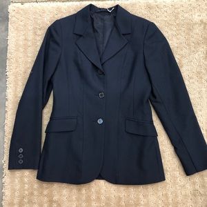 Beaufort Navy Blue Herringbone Women’s Hunt coat size 8R